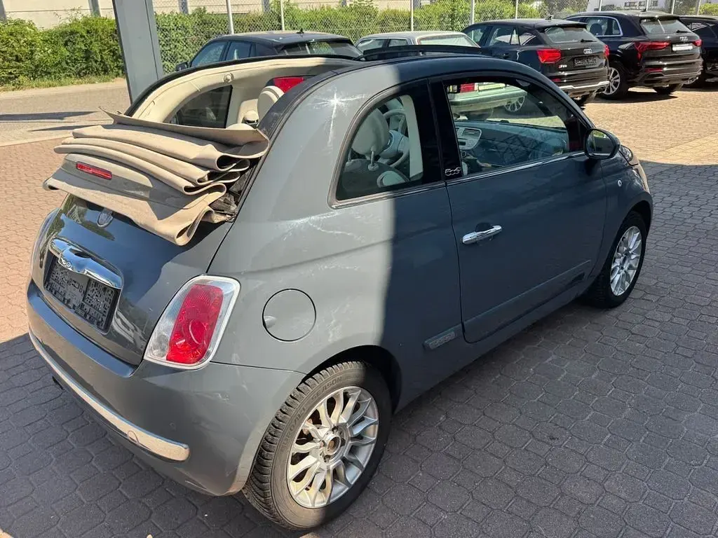 Gebraucht Fiat 500 101 PS (74 kW) 2010 Grau Cabrio