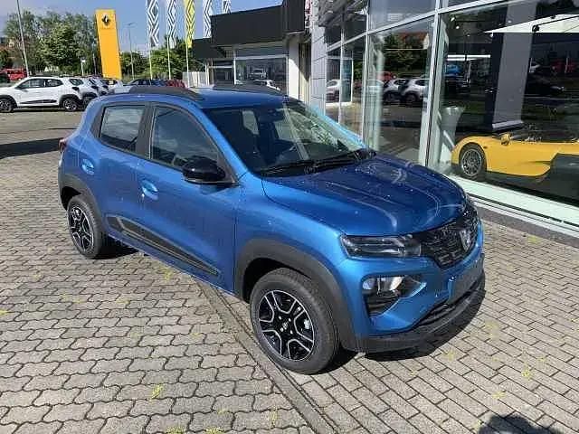 Cenote blau metallic Gebraucht 2022 Dacia Spring Comfort Plus Kleinwagen | 12.990 € (Fairer Preis) - Bild 1/4
