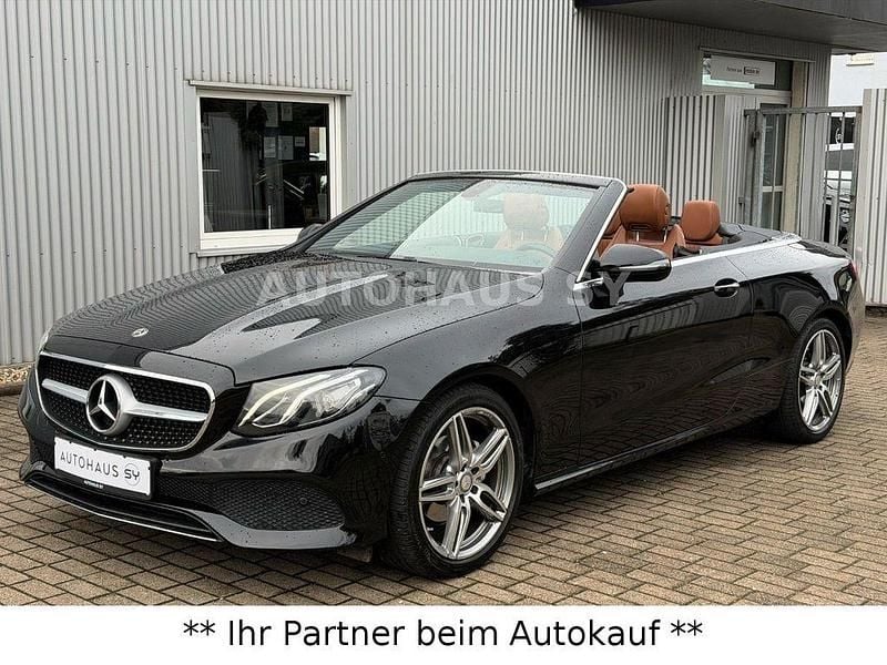 Schwarz Gebraucht 2017 Mercedes E200 AMG Cabrio | 28.780 € (Fairer Preis) - Bild 1/4