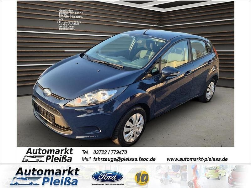 Gebraucht Ford Fiesta Trend 82 PS (60 kW) 2008 Blau Kleinwagen
