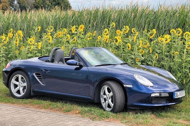 Gebraucht Porsche Boxster 239 PS (175 kW) 2005 Blau Cabrio