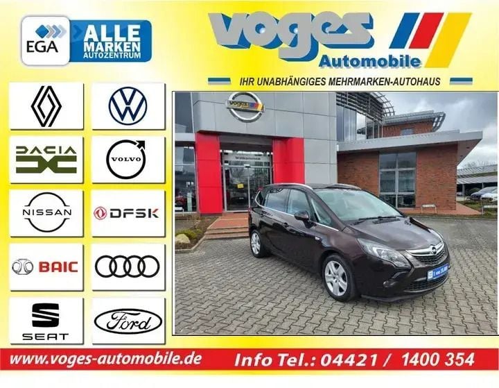 Silber (argon silber/ice silver Gebraucht 2013 Opel Zafira Tourer Edition Van / Kleinbus | 7.900 € (Fairer Preis) - Bild 1/1