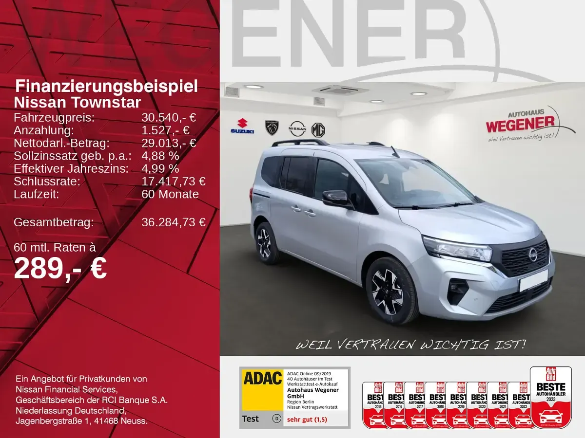 Gebraucht Nissan Townstar Tekna 131 PS (96 kW) 2026 Highland grey Kombi