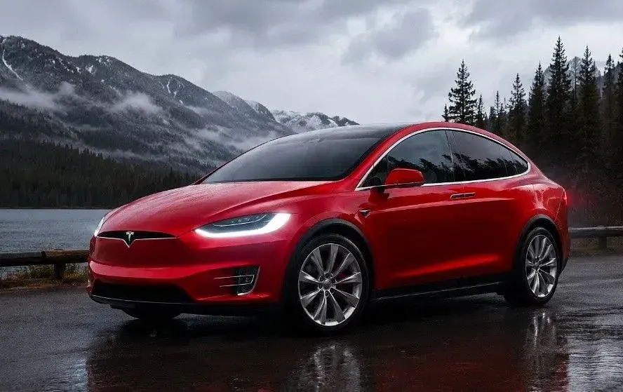 Gebraucht Tesla Model X 386 kW (525 PS) 2018 Rot SUV