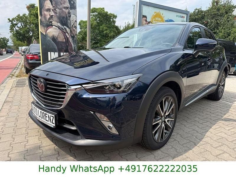Blau Gebraucht 2016 Mazda CX-3 Sports-Line SUV | 13.900 € (Fairer Preis) - Bild 1/4