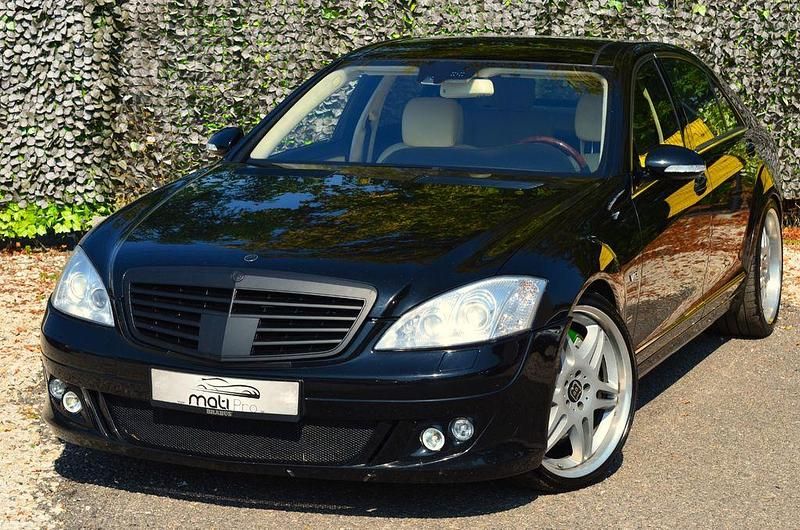 Schwarz unilack Gebraucht 2007 Mercedes S600 Limousine | 33.990 € - Bild 1/4