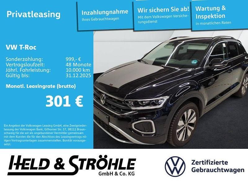 Deep black perleffekt Gebraucht 2025 VW T-Roc Goal SUV | 29.970 € (Superpreis) - Bild 1/4