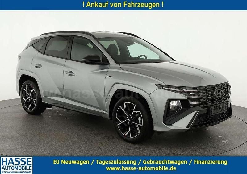 Shimmering silver metallic Neu 2025 Hyundai Tucson N Line SUV | 35.995 € (Fairer Preis) - Bild 1/4