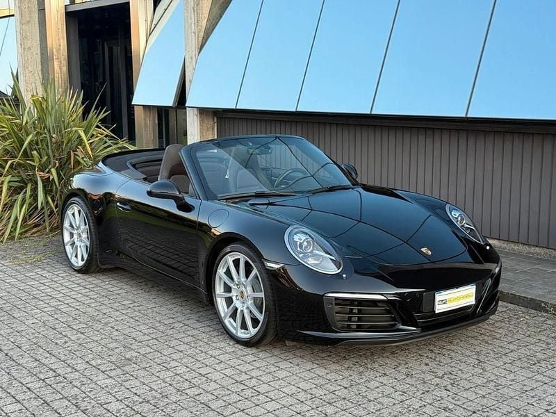 Schwarz Gebraucht 2016 Porsche 911 Carrera Cabriolet Cabrio | 89.000 € (Fairer Preis) - Bild 1/4