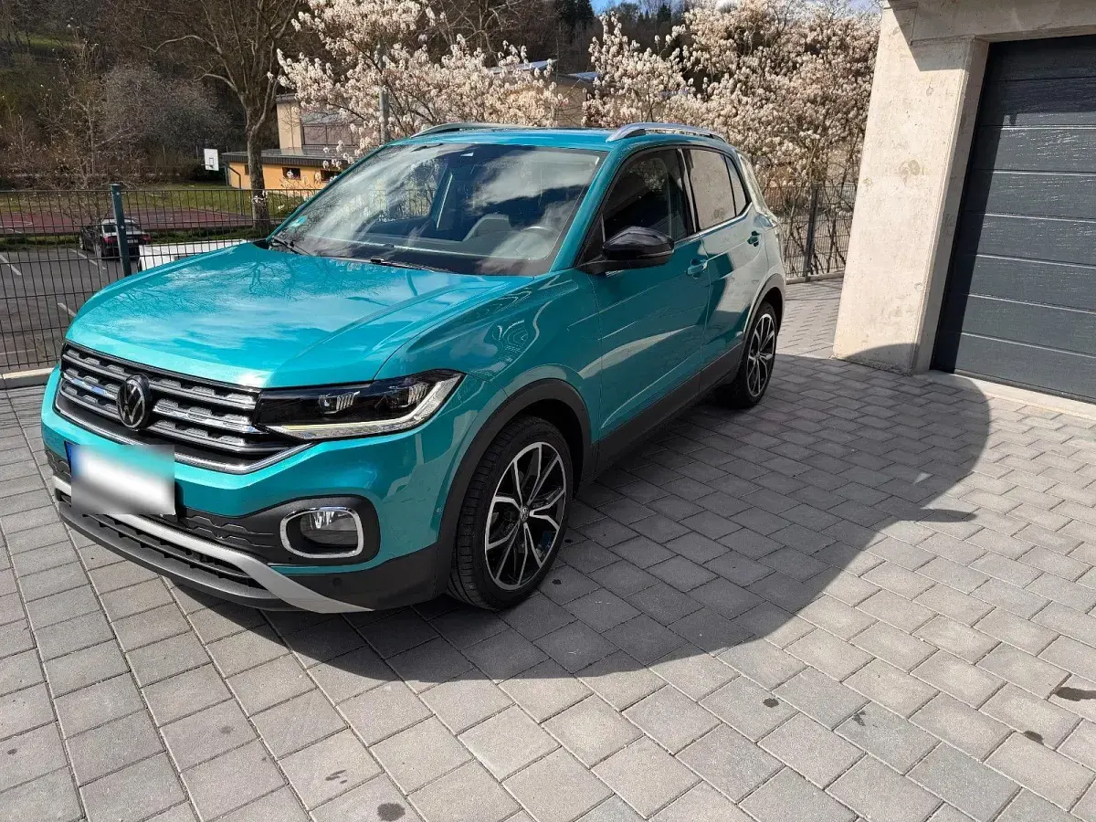 Gebraucht VW T-Cross Style 150 PS (110 kW) 2021 Grün SUV