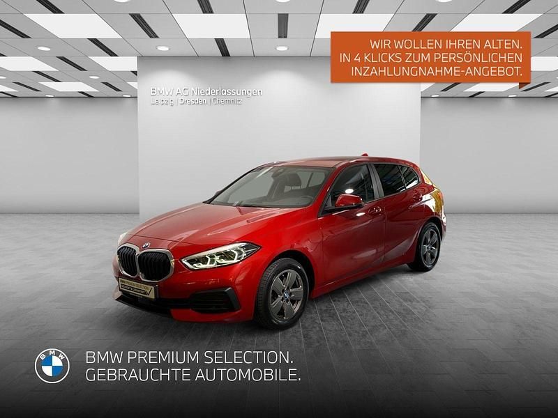 Rot Gebraucht 2021 BMW 118 Advantage Kleinwagen | 19.111 € (Fairer Preis) - Bild 1/4
