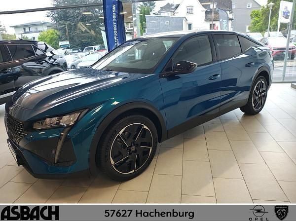 Blau (blau obsession) Neu 2025 Peugeot e-408 Allure SUV | 39.990 € - Bild 1/4