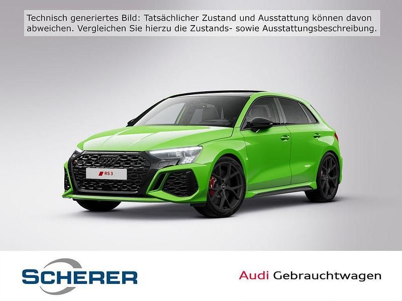 Grün Gebraucht 2025 Audi RS3 Sportback Sport Kleinwagen | 65.890 € (Superpreis) - Bild 1/4