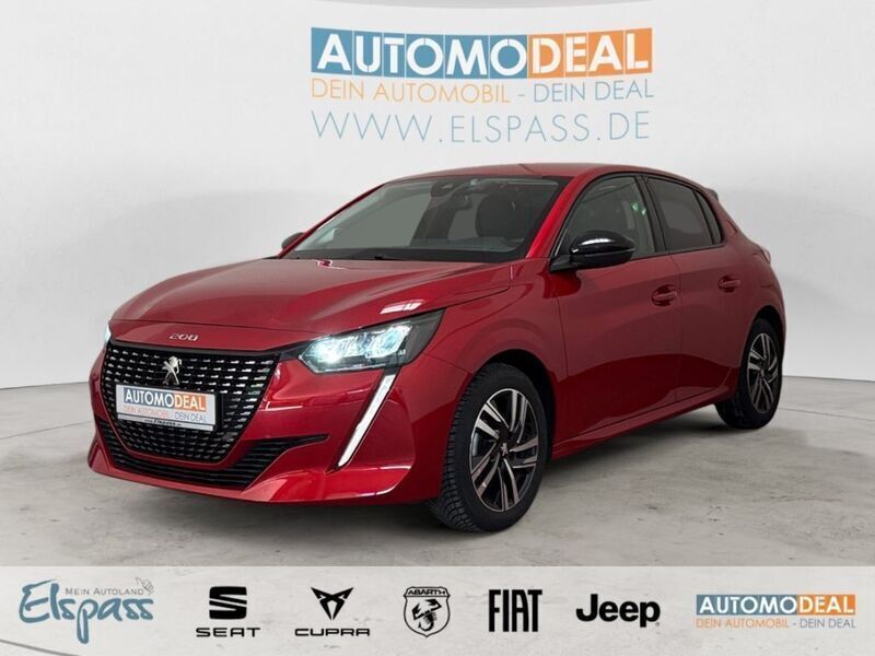 Farbig lackiert (rot Gebraucht 2022 Peugeot 208 Allure Kleinwagen | 17.298 € (Guter Preis) - Bild 1/4