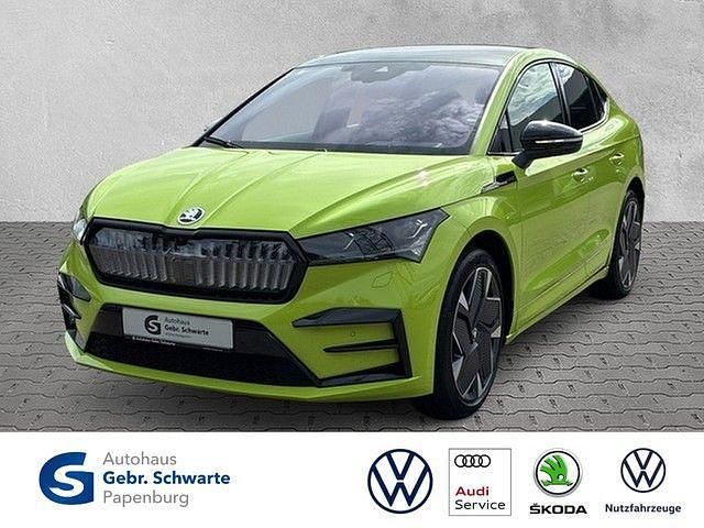 Grün Gebraucht 2023 Skoda Enyaq iV Lounge SUV | 38.880 € (Guter Preis) - Bild 1/4