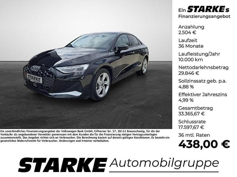 Second-hand Audi A3 Advanced 150 CP (110 kW) 2025 Negru Berlinǎ