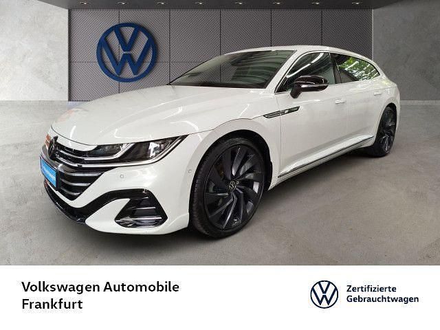 Oryxweiß perlmutteffekt Gebraucht 2024 VW Arteon R-line Kombi | 52.850 € - Bild 1/4