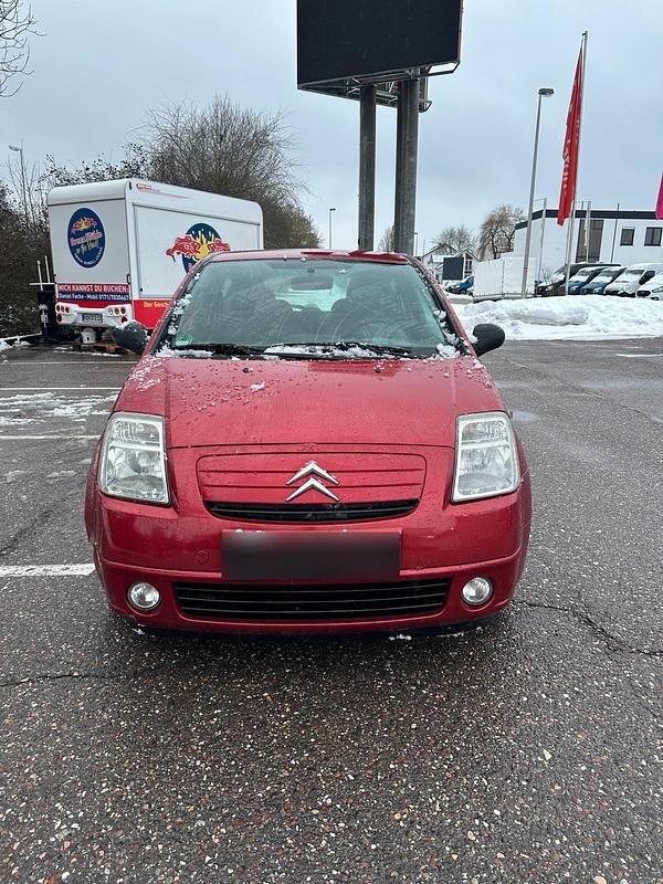 Gebraucht Citroën C2 60 PS (44 kW) 2008 Rot Kleinwagen