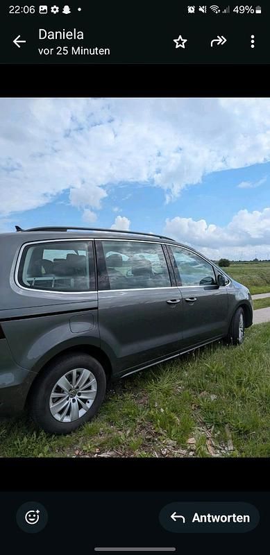 Second-hand VW Sharan 150 CP (110 kW) 2020 Gri Monovolum
