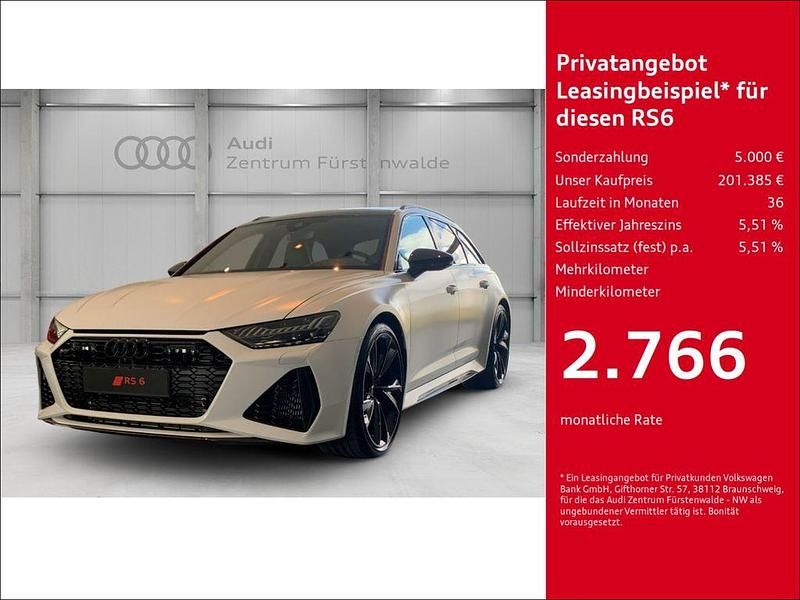Neu Audi RS6 Performance 630 PS (463 kW) 2025 Weiss Kombi