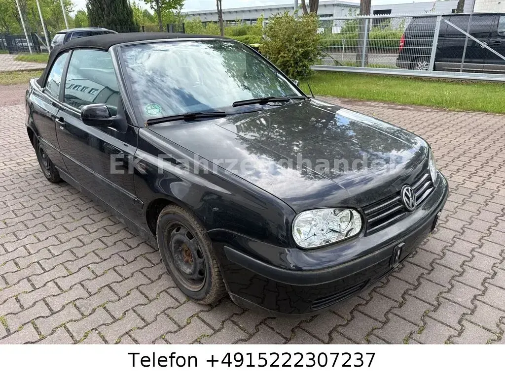 Gebraucht VW Golf Cabriolet 90 PS (66 kW) 1998 Schwarz Cabrio