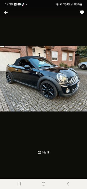 Schwarz Gebraucht 2013 Mini Cooper Roadster Cabrio | 4.250 € - Bild 1/4