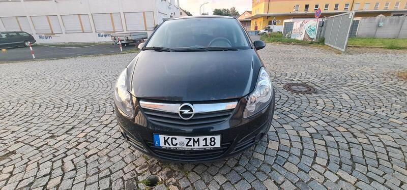Schwarz Gebraucht 2009 Opel Corsa Kleinwagen | 1.099 € (Fairer Preis) - Bild 1/4