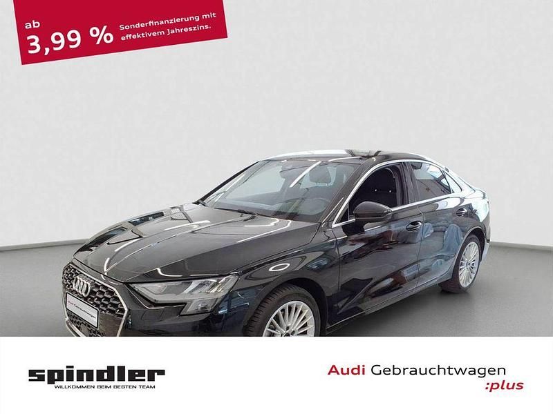 Mythosschwarz metallic Gebraucht 2024 Audi A3 Advanced Plus Limousine | 28.880 € (Guter Preis) - Bild 1/4