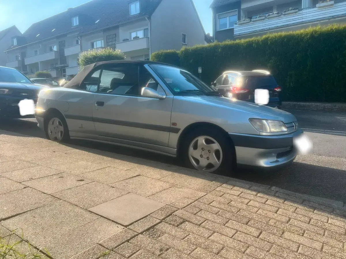 Gebraucht Peugeot 306 Cabriolet 1995 Silber Cabrio