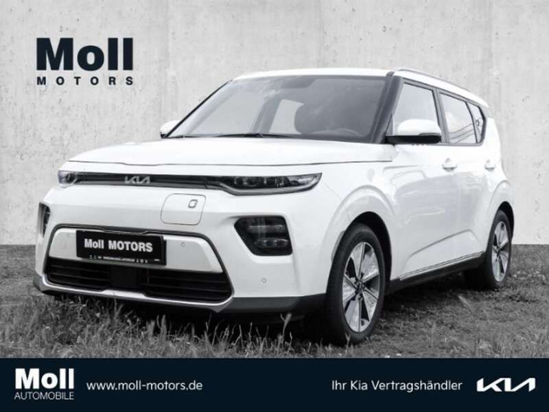 Weiss Gebraucht 2023 Kia Soul EV Inspiration SUV | 27.480 € (Superpreis) - Bild 1/4