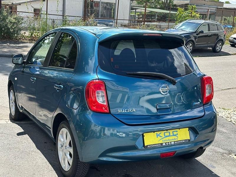 Gebraucht Nissan Micra Acenta 98 PS (72 kW) 2014 Türkis Kleinwagen