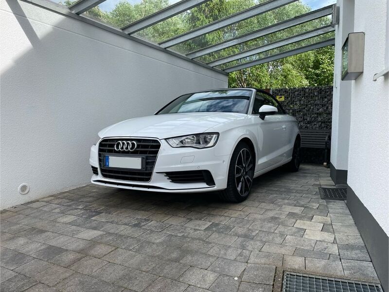 Weiß Gebraucht 2016 Audi A3 Cabriolet Cabrio | 17.500 € (Etwas zu teuer) - Bild 1/4