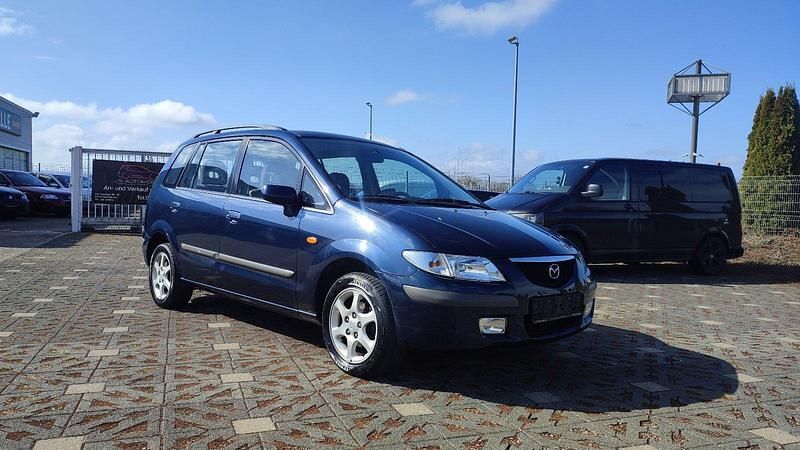 Gebraucht Mazda Premacy Comfort 101 PS (74 kW) 1999 Blau Van / Kleinbus
