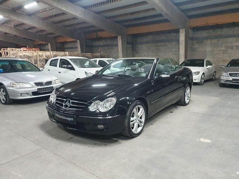 Schwarz Gebraucht 2009 Mercedes CLK200 Cabrio | 5.990 € (Superpreis) - Bild 1/4