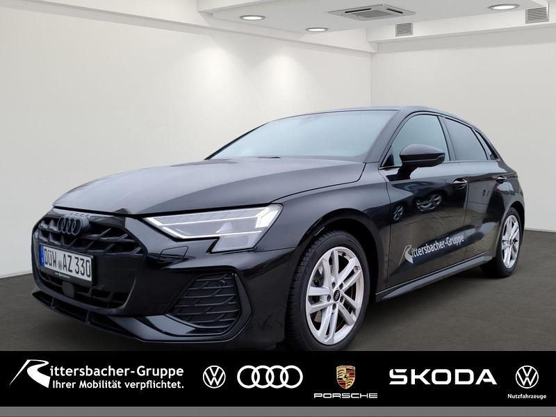 (mythosschwarz metallic) Gebraucht 2024 Audi A3 S-Line Limousine | 36.900 € (Etwas zu teuer) - Bild 1/1