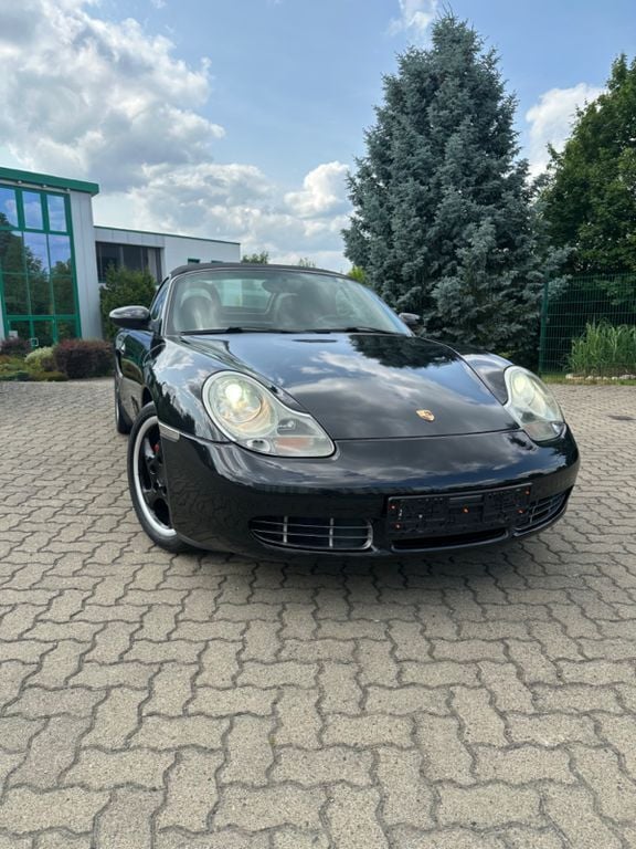 Schwarz Gebraucht 2002 Porsche 986 Boxster Cabrio | 17.900 € (Fairer Preis) - Bild 1/4