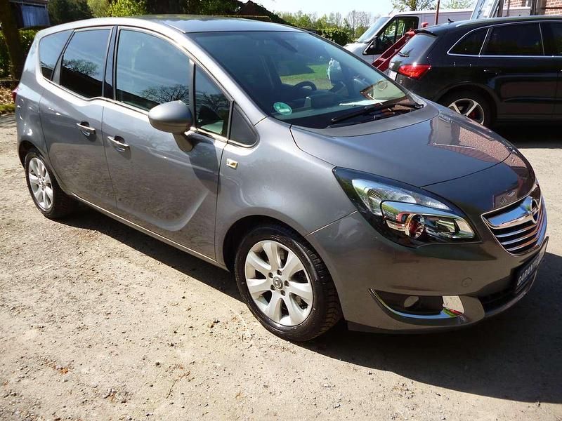 Gebraucht Opel Meriva Innovation 95 PS (69 kW) 2015 Karbon silber/shiny grey (m2) Van / Kleinbus