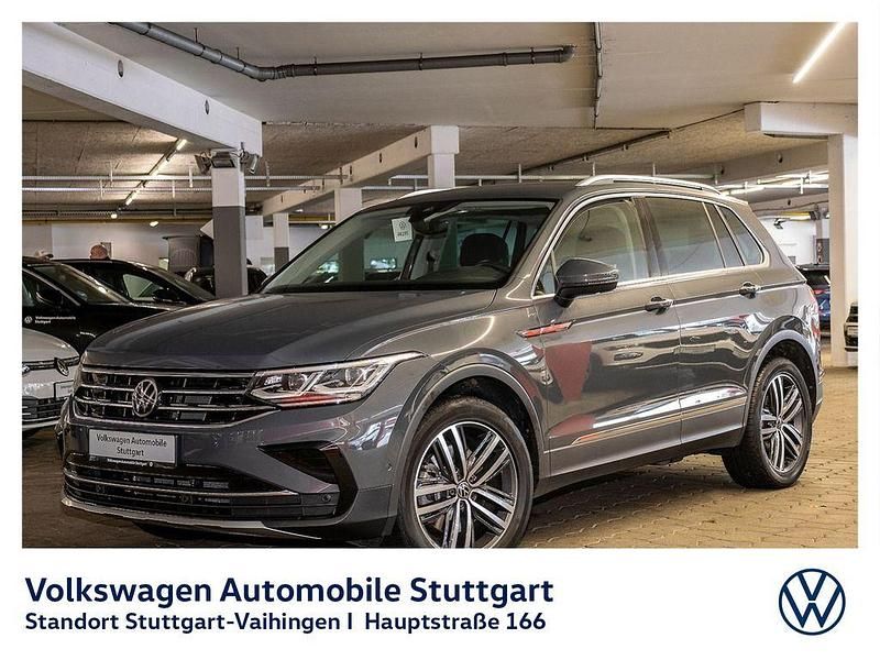 Delfingrau metallic Gebraucht 2022 VW Tiguan Elegance SUV | 32.330 € (Fairer Preis) - Bild 1/4