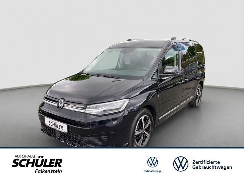 Schwarz (deep black perleffekt) Gebraucht 2024 VW Caddy Maxi Style Van / Kleinbus | 38.935 € (Fairer Preis) - Bild 1/4