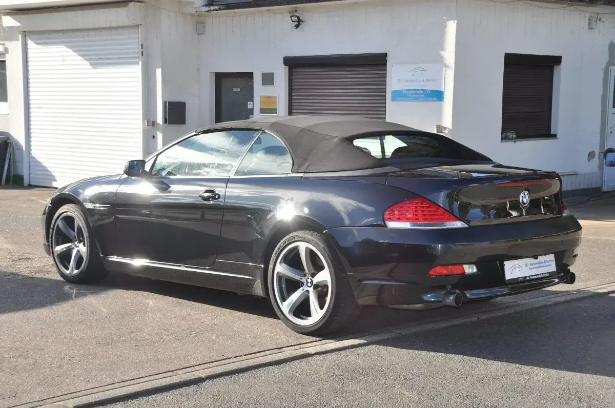 Gebraucht BMW 630 Cabriolet Sport Line 258 PS (189 kW) 2007 Schwarz Cabrio