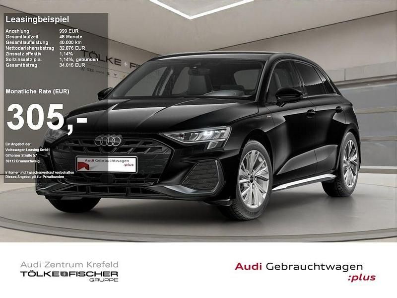 Gebraucht Audi A3 S-Line 150 PS (110 kW) 2025 Mythosschwarz metallic Limousine