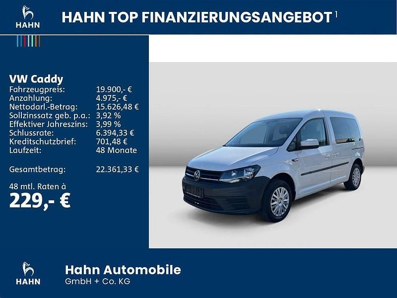 Gebraucht VW Caddy Trendline 102 PS (75 kW) 2019 Candyweiß Van / Kleinbus