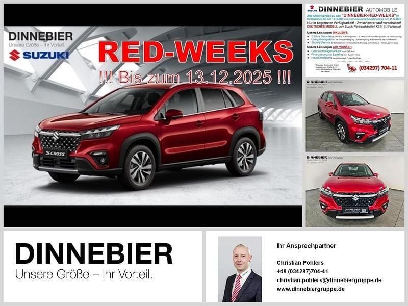 Energetic red pearl metallic z Neu 2025 Suzuki SX4 S-Cross Comfort+ SUV | 28.890 € (Guter Preis) - Bild 1/2