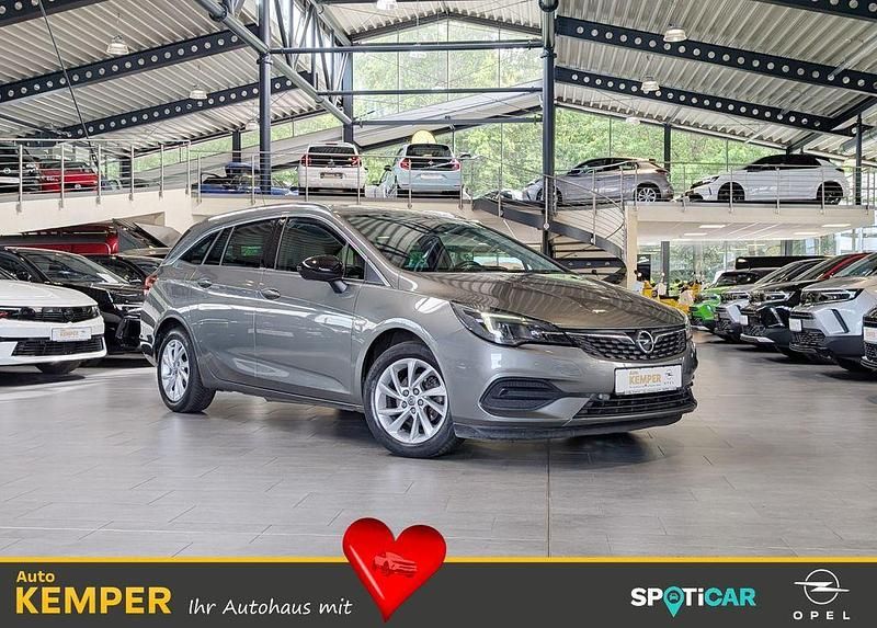 Grau Gebraucht 2021 Opel Astra Elegance Kombi | 13.950 € (Fairer Preis) - Bild 1/4