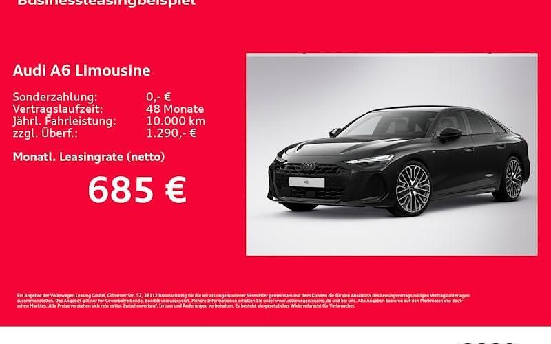 Neu Audi A6 Ambiente 299 PS (219 kW) 2026 Schwarz Limousine