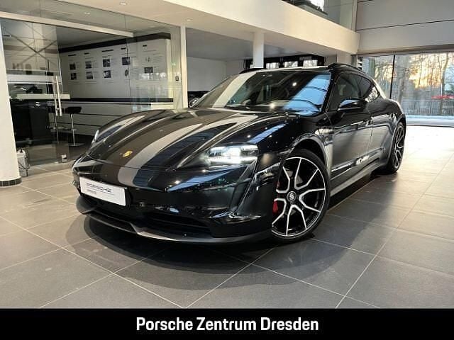 Tiefschwarzmetallic (metallic) Gebraucht 2023 Porsche Taycan Sport Turismo Limousine | 74.990 € (Superpreis) - Bild 1/4
