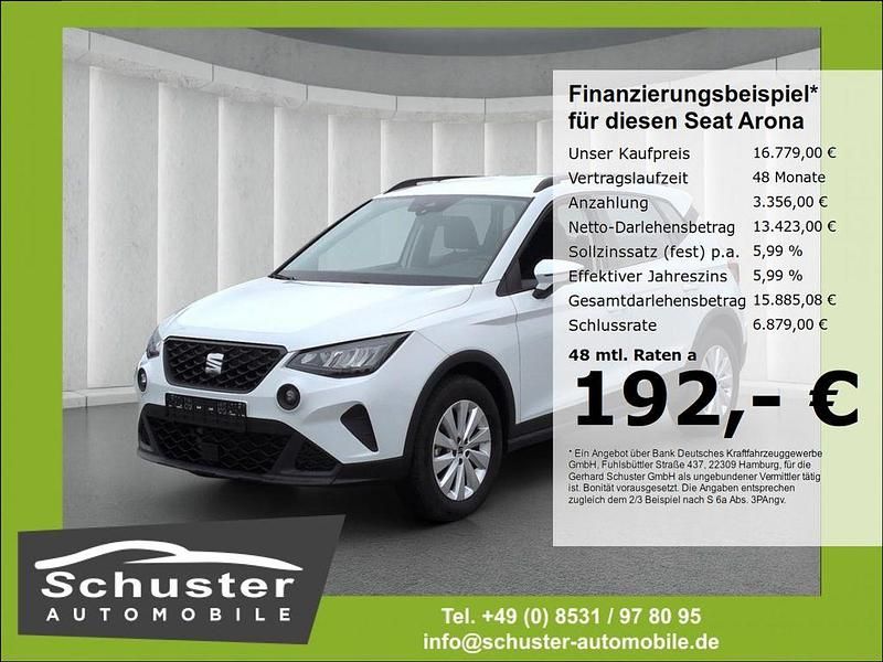 Weiß Gebraucht 2023 Seat Arona Style SUV | 16.779 € (Guter Preis) - Bild 1/4