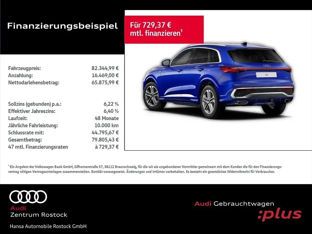 Neu Audi Q5 Sport 204 PS (150 kW) 2026 Blau SUV