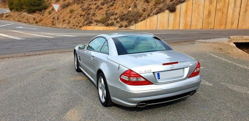 Gebraucht Mercedes SL500 306 PS (225 kW) 2001 Silber Cabrio