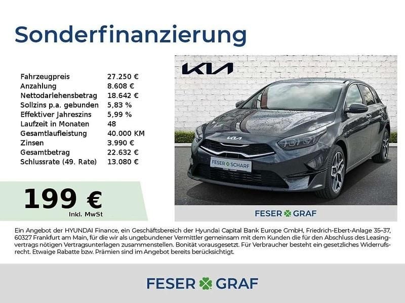 Lunarsilber metallic Neu 2025 Kia Ceed 4 Kombi | 24.450 € (Superpreis) - Bild 1/4